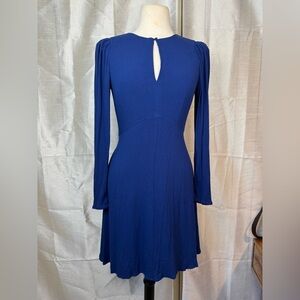 Banana Republic Royal Blue Long Sleeve Dress